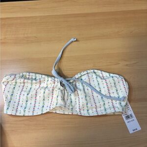 Floral Print  bathing suit Bandeau Top